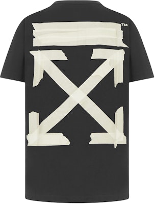 Off-White Black Beige Tape Arrows T-Shirt