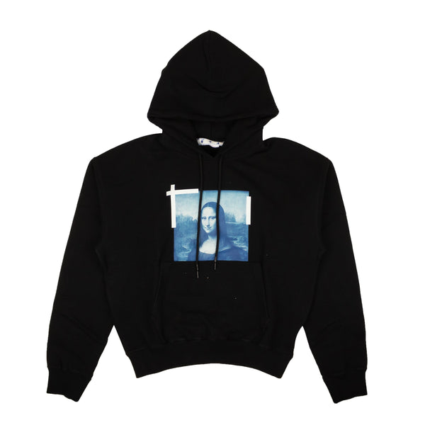 OFF-WHITE C/O VIRGIL ABLOH BLACK MONALISA OVER HOODIE