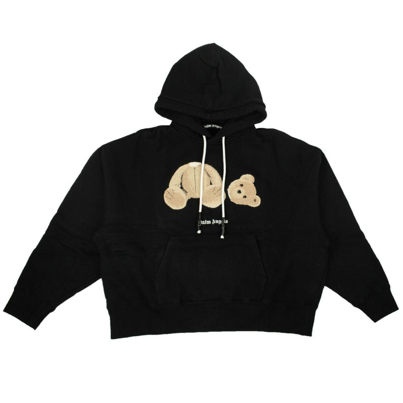 Palm Angels Black Teddy Bear Hoodie