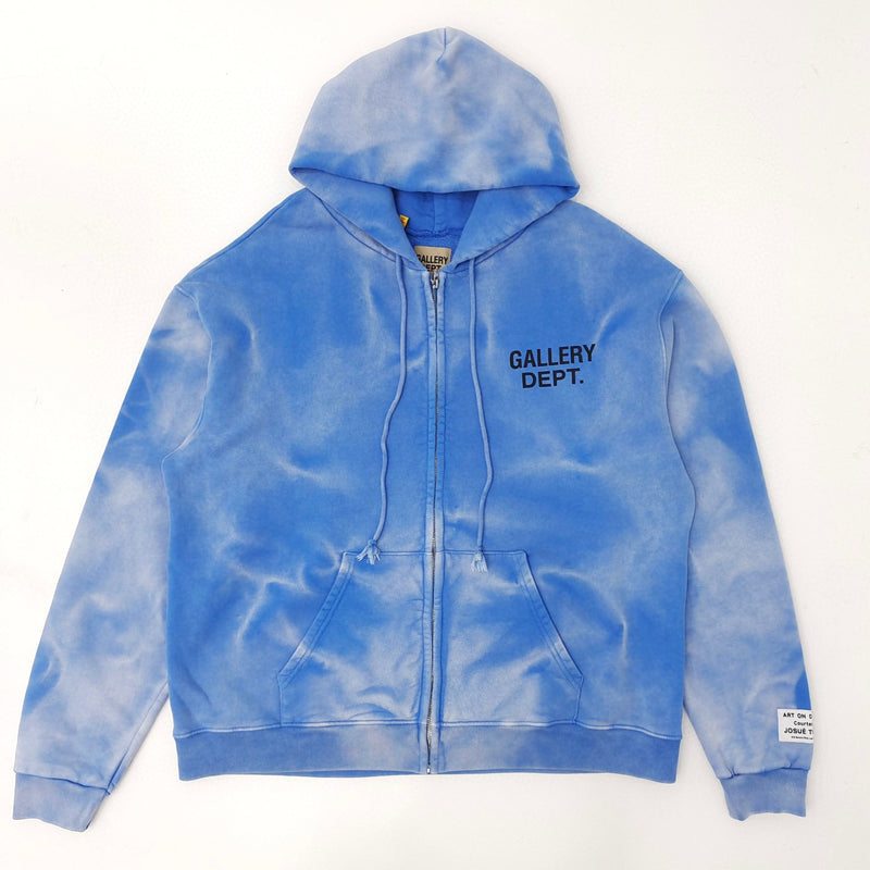 GALLERY DEPT. Zip Up Hoodie In Blue