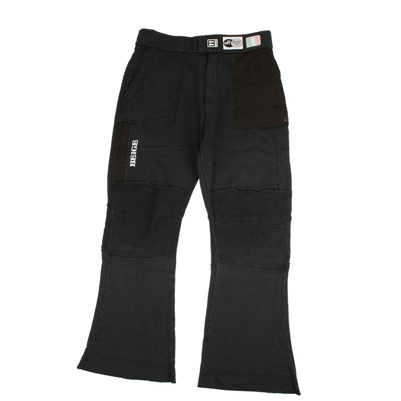 Off-White Black Parachute Patch Sweatpants