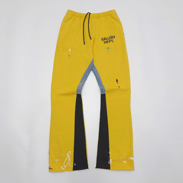 GALLERY DEPT. YELLOW FLARED SWEATS