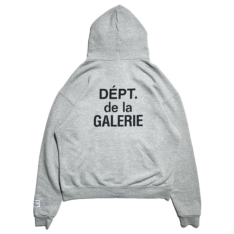 GALLERY DEPT. logo-print zip-up hoodie