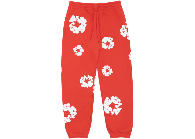 Denim Tears The Cotton Wreath Sweatpants Red