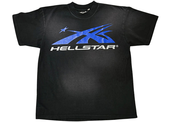 Hellstar Gel Sport Logo T-shirt Black/Blue