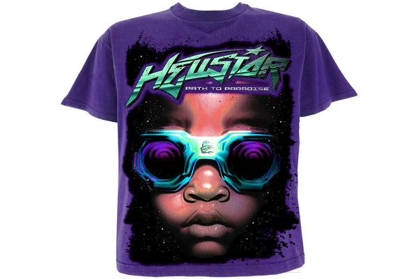 Hellstar Goggles T-Shirt Purple