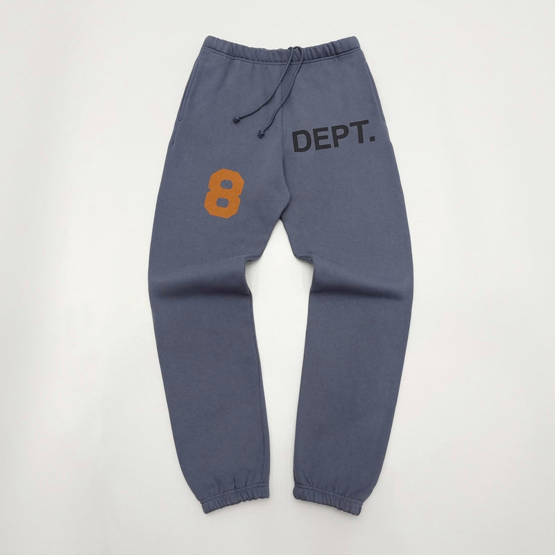 Gallery Dept Unisex Number 8 Printed Sweatpants nAVY