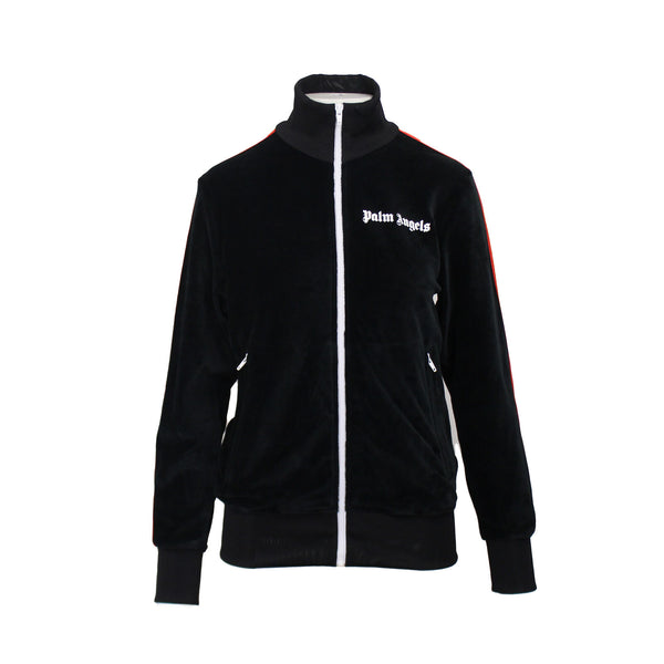 Palm Angels Black & Rainbow Chenille Track Jacket